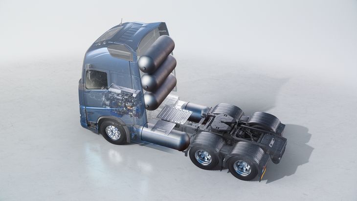 Volvo trucks with hydrogen-powered combustion engines will feature high-pressure direct injection (HPDI). Volvo trucks with hydrogen-powered combustion engines will feature high-pressure direct injection (HPDI).