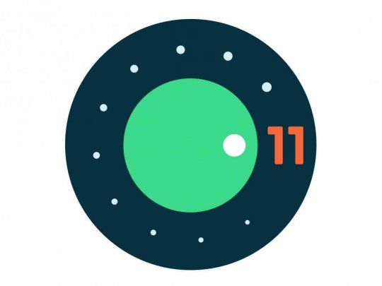 El logo del Android 11.