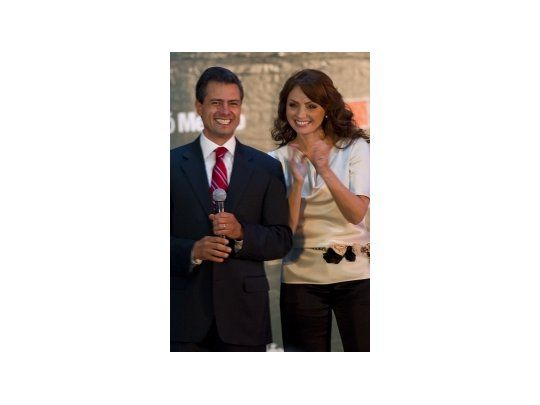 Enrique Peña Nieto y Angélica Rivera.