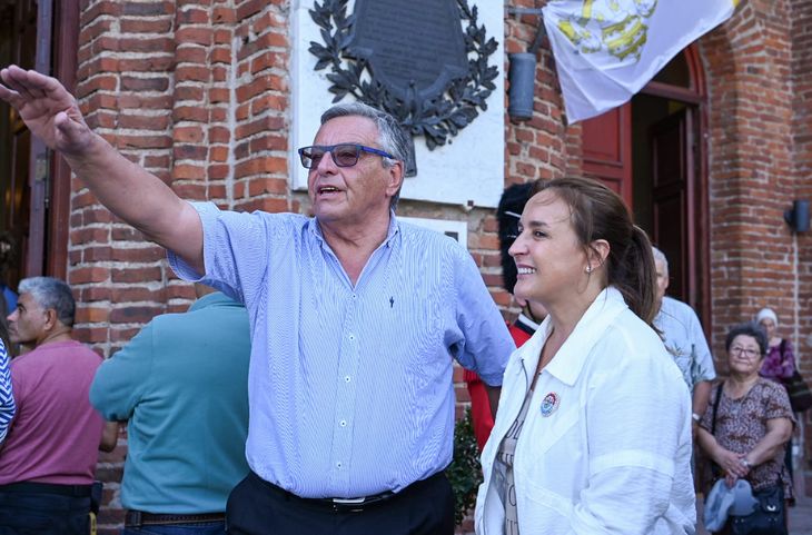 Jorge Grazziano junto a Myrian Prunotto, vicegobernadora de Córdoba.