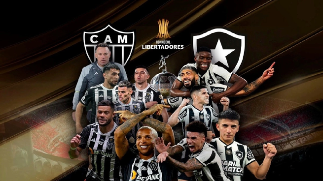 Atlético MIneiro y Botafofg se enfrentan en una histórica final de Copa Libertadores.