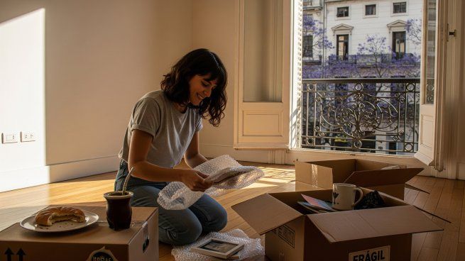 Una joven se muda a su primer monoambiente en la Ciudad, un paso de independencia que exige destinar más de la mitad de su salario al alquiler