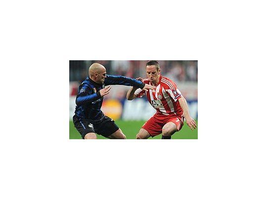 Esteban Cambiasso fue el único argentino presente.