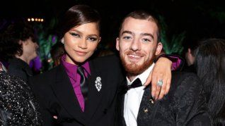 Zendaya y Angus Cloud.