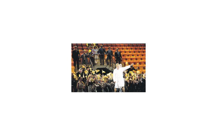Peter Coleman-Wright, como el emperador Calígula, protagoniza la ópera del alemán Detlev Glanert que subirá a escena hoy en función de Gran Abono, y con la cual el Teatro Colón inaugura su temporada lírica.