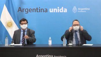 Los ministros, de Desarrollo productivo,&nbsp;Matias Kulfas, y&nbsp;Trabajo,&nbsp;Claudio Moroni.
