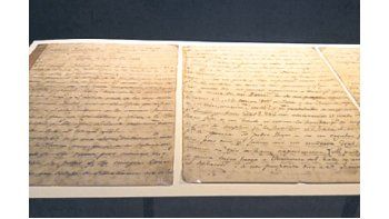 ámbito.com | EPISTOLARIO. Manuscritos del General San Martín en la muestra.
