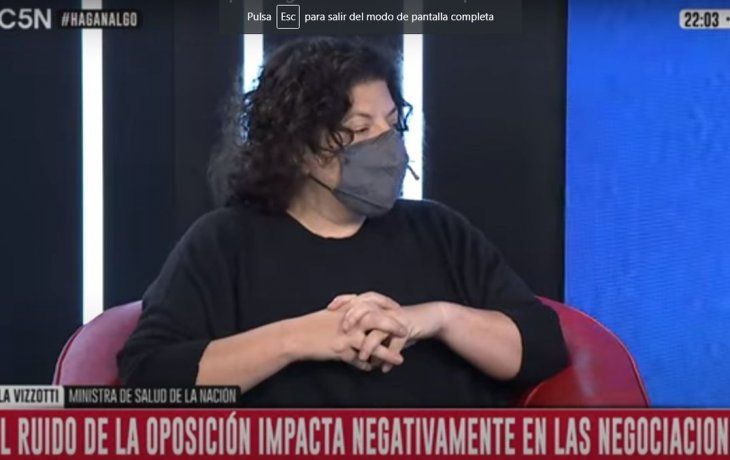 Carla Vizzotti.