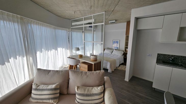 Monoambiente modelo en el edificio MOCA 2 Monoambiente modelo en el edificio MOCA 2