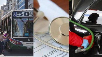 marzo llego con subas en luz, nafta, transporte, y celulares