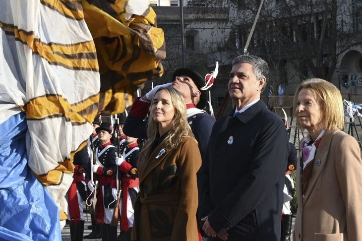 Jorge Macri en el evento en Plaza de Mayo por el 9 de julio Jorge Macri en el evento en Plaza de Mayo por el 9 de julio