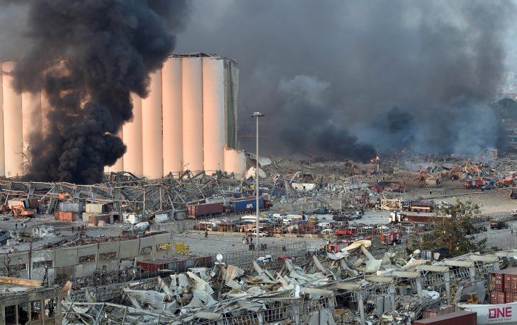 La explosión se sintió en la isla de Chipre, a unos 240 kilómetros de distancia del Líbano.