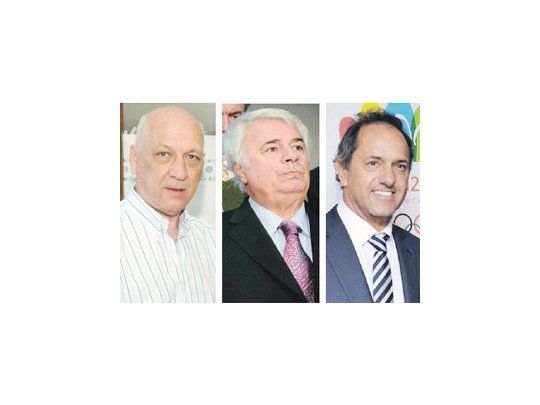 Antonio Bonfatti, José M. de la Sota, Daniel Scioli