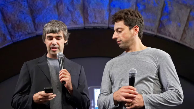Larry Page y Sergey Brin hoy son multimillonarios.