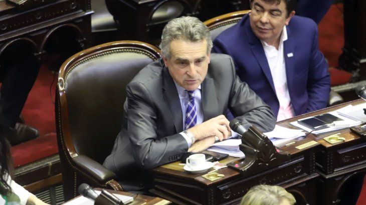 Agustín Rossi durante la sesión de este jueves.