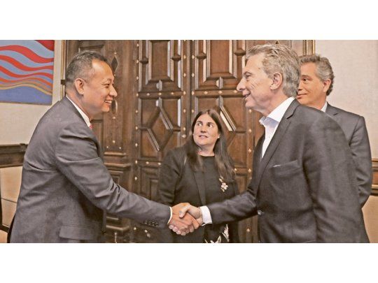China. Mauricio ayer recibió a Wen Xiaodong, CEO y chairman de Fosun Infraestructure Group, un conglomerado chino con sede en Shanghái.