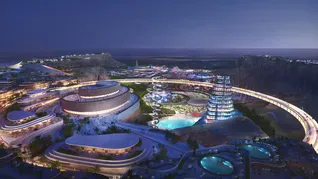 Qidiyya, la imponente ciudad que está levantando Arabia Saudita, concebida como la primera del mundo dedicada específicamente al entretenimiento, el deporte y la cultura. Qidiyya, la imponente ciudad que está levantando Arabia Saudita, concebida como la primera del mundo dedicada específicamente al entretenimiento, el deporte y la cultura.