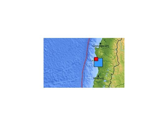 El epicentro del sismo estuvo a 69 kilómetros al noroeste de la ciudad de Temuco y a 16,9 kilómetros de profundidad. (imagen: www.latercera.com)