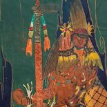 Detalle de una de las obras De Güiraldes que se expondrán en el Museo Larreta Detalle de una de las obras De Güiraldes que se expondrán en el Museo Larreta