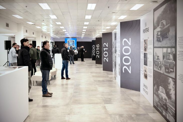 Como parte del evento, se realizó una muestra de los 30 años de historia de la Ranger en el país.