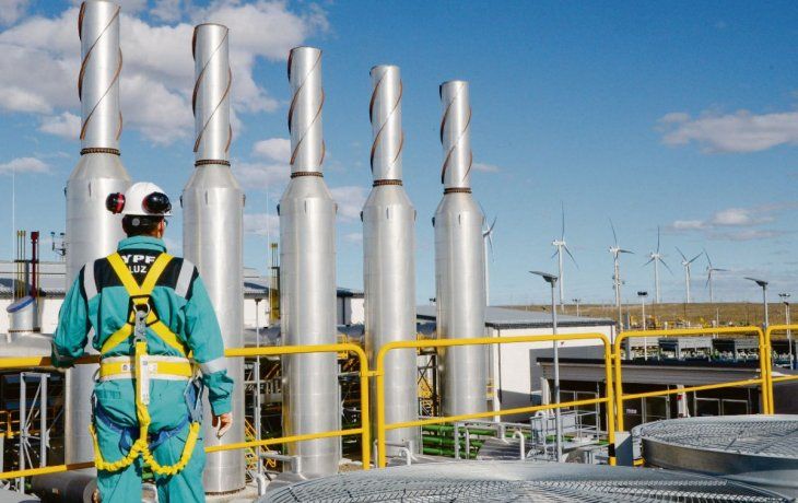 ubicación. La nueva central está a 40 km de Comodoro Rivadavia.