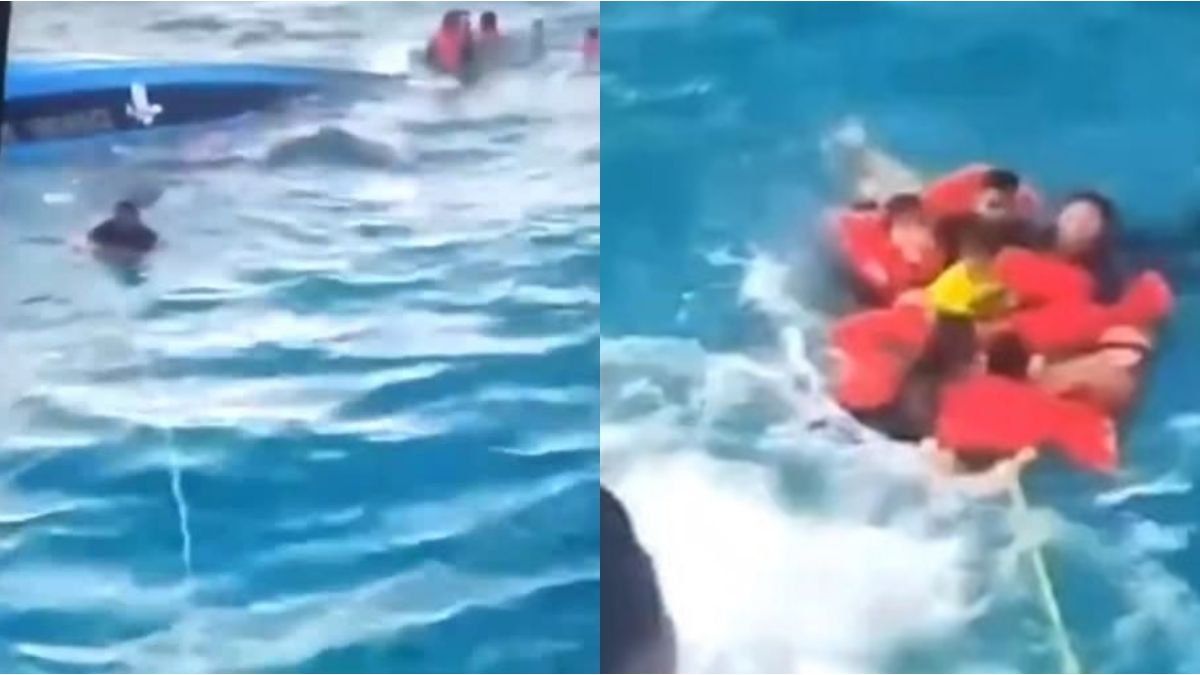 Four tourists died in a shipwreck near the coast of Cancun