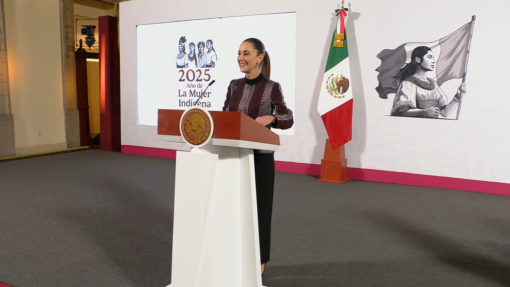 Claudia Sheinbaum cierra la semana con la Mañanera del Pueblo.