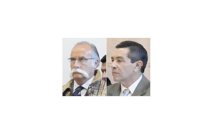 Los represores fugados Jorge Olivera y Gustavo De Marchi.