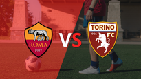 roma y torino juegan el segundo tiempo para destrabar el empate