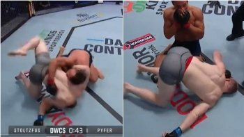 La secuencia de la fea lesión de Pyfer en UFC