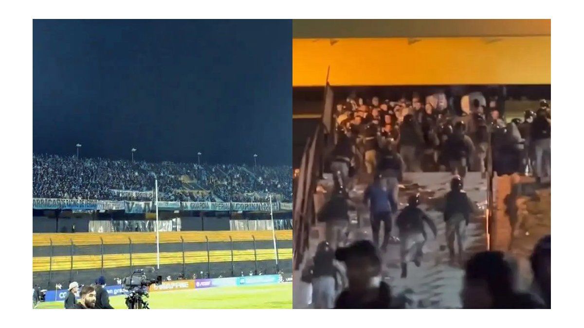 Racing fans spent eight hours at the Peñarol stadium and then repressed them: Diego Milito’s word