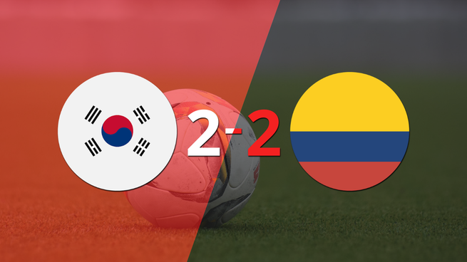Doblete de Son Heungmin en el empate a 2 entre Rep. de Corea y Colombia
