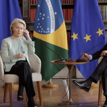 La cita se dio a un día de la ceremonia que sellará el entendimiento comercial birregional. La cita se dio a un día de la ceremonia que sellará el entendimiento comercial birregional.