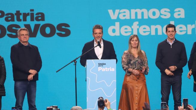 Sergio Massa, candidato presidencial de Unión por la Patria. 