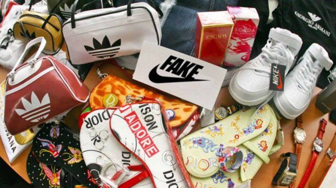 Productos falsificados.