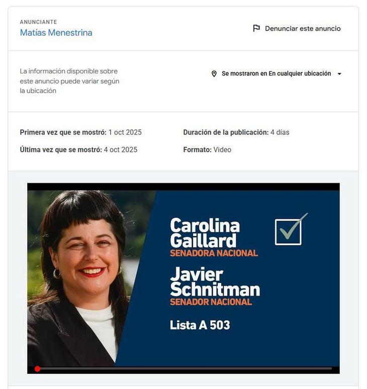 Matías Menestrina está detrás de la campaña digital de Carolina Gaillard en Entre Ríos. Matías Menestrina está detrás de la campaña digital de Carolina Gaillard en Entre Ríos.
