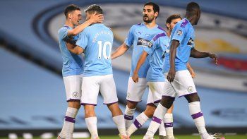Manchester City, Sergio Agüero entró en el segundo tiempo, goleó a Arsenal en el regreso de la Premier League.