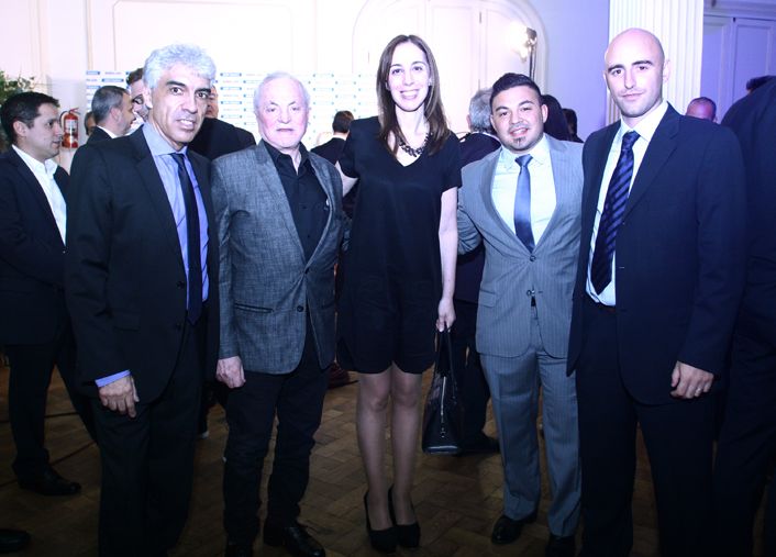 Francisco Marmol, Orlando Vignatti, María Eugenia Vidal, Lautaro y Matías Valicenti