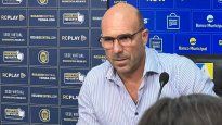 Firme. El presidente de Rosario Central, Gonzalo Belloso, se mostró dispuesto a terminar con el accionar de la barra que perjudica a los socios.
