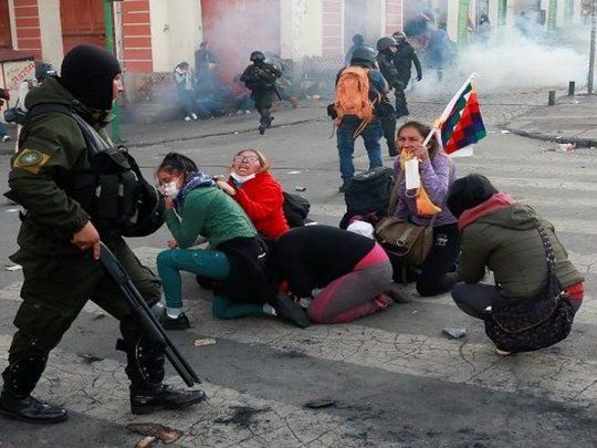 Represión Bolivia