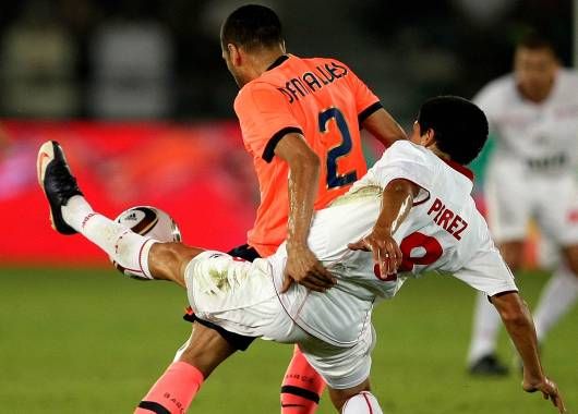Enzo Pérez fue reemplazado en el segundo tiempo.