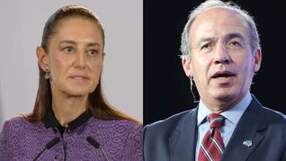 Sheinbaum apunta contra Felipe Calderón.&nbsp;