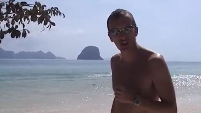 Un hombre logró filmar el mar antes de que se desatara el tsunami de Tailandia&nbsp;