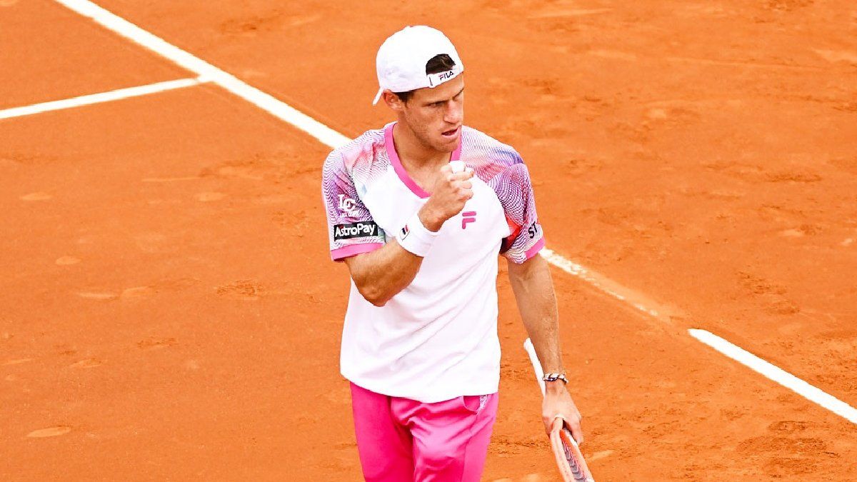 Schwartzman passed the first round of the Rome Masters with suffering
