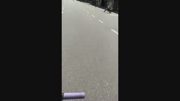 salio a pedalear en el ultimo penal y logro captar el grito de gol de miles de argentinos