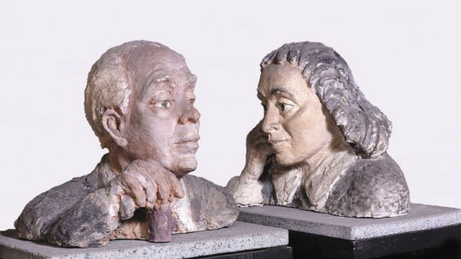 diálogo. Encuentro imaginario de Jorge Luis Borges y Baruch de Spinoza, según Pablo Edelstein.