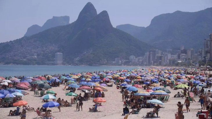 Playas en Brasil durante la pandemia.