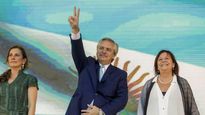 Alberto Fernández durante el acto en José C. Paz por el Día Internacional de la Mujer.
