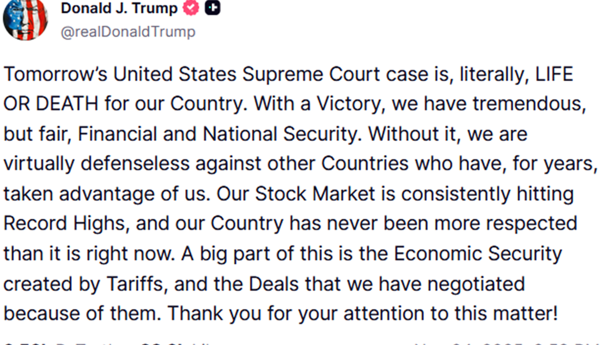Aranceles: la Corte Suprema de EEUU define el futuro de Donald Trump… y de la Argentina