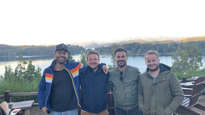 Los cuatros socios a cargo de la marca. 